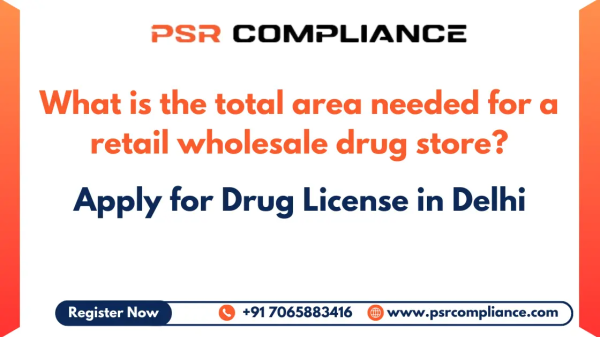 Minimum Area Required for Retail & Wholesale Drug Stores in India – 2025 Guide