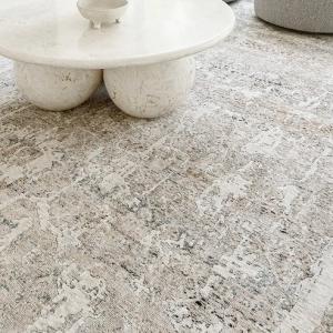 Ethan Martin Beige Distressed Carpet - Stylish & Durable | Carpet Centre