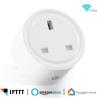Smart Wifi Plug Socket iOS Android App Remote Control, White, Works