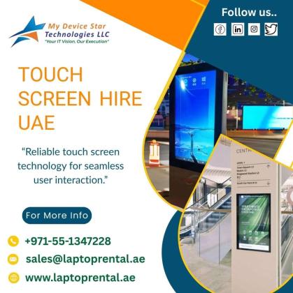 Are Touch Screen Rentals in UAE Cost-Effective for IT?