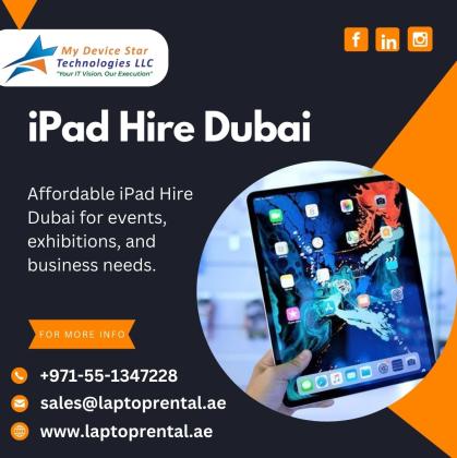 Is iPad Hire in Dubai the Future of Paperless Marketing?