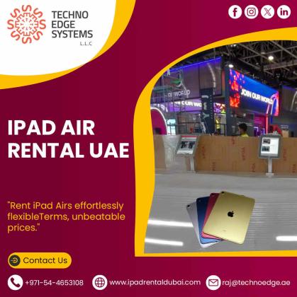 Reliable iPad Air Rental in UAE