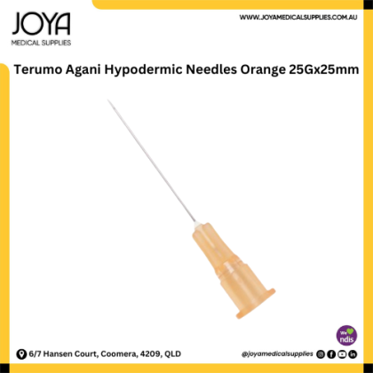 Terumo Agani Hypodermic Needles Orange 25Gx25mm - Joya Medical Supplies
