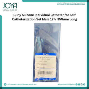Cliny Silicone Individual Catheter for Self Catheterization Set Male 12Fr 350mm Long - Joya Medical 