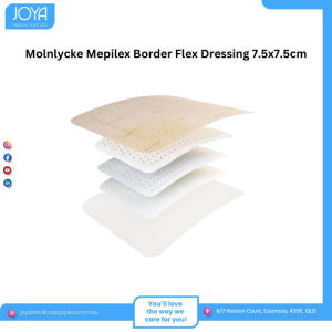 Molnlycke Mepilex Border Flex Dressing 7.5×7.5cm - Joya Medical Supplies