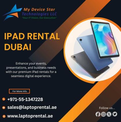 Easy Ways to Get iPads on Rent in Busy Dubai