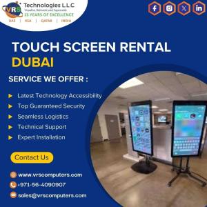 Interactive Displays Enhanced Through Touch Screen Rental Dubai?