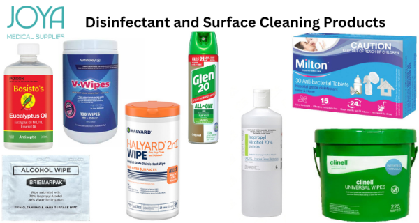 Buy Disinfectant and Surface Cleaning Products in Australia - Joya Medical Supplies